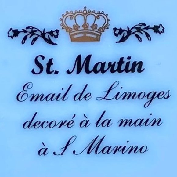 Dessert Salad Snack Plates - St. Martin Email de Limoges - France - Picture 4 of 8